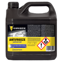 Coyote Antifreeze nemrznoucí směs do chladičů G11 Univerzal koncentrát 3 litry