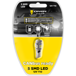 Coyote Vision 50159 5SMD LED T10 12V 1,2W CANbus ready bílá blistr