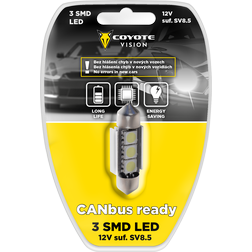 Coyote Vision 50162 3SMD LED SV8,5 suf. 12V 0,72W CANbus ready bílá