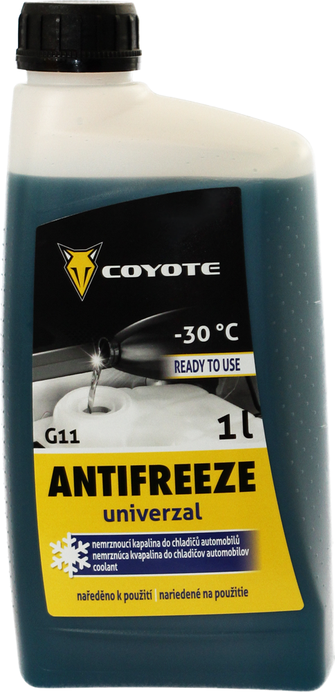 Coyote Antifreeze G11 Univerzal READY -30°C 1L