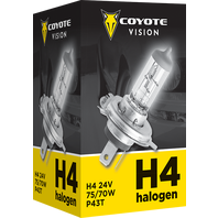 Coyote Vision 87857 H4 P43t-38 24V 75/70W