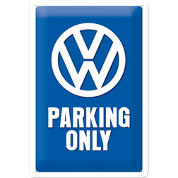 Retro cedule plech 200x300 VW Parking Only