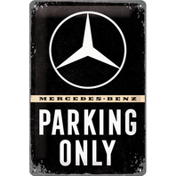 Retro cedule plech 200x300 Mercedes-Benz Parking Only