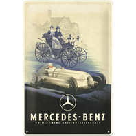 Retro cedule plech 200x300 Mercedes-Benz (Silver Arrow Historic)