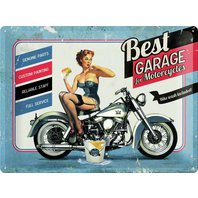 Retro cedule plech 300x400 Best Garage For Motorcycles