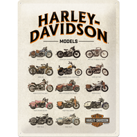 Retro cedule plech 300x400 Harley-Davidson