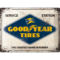 Retro cedule plech 300x400 Good Year Tires (Service Station)