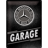 Retro cedule plech 300x400 Mercedes-Benz Garage