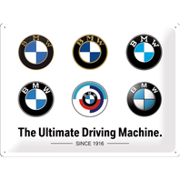 Retro cedule plech 300x400 BMW (Logo Evolution)
