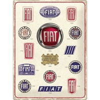 Retro cedule plech 300x400 Fiat (Logo Evolution)