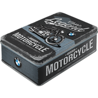 Retro Dóza plechová plochá BMW Motorcycle