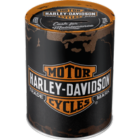 Retro Kasička plechová Harley-Davidson