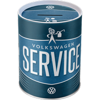Retro Kasička plechová VW Service