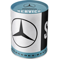 Retro Kasička plechová Mercedes-Benz Service