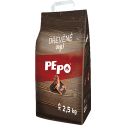 PE-PO dřevěné uhlí 2.5kg