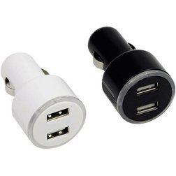 Cartrend 80257 Adaptér 2x USB DUO 12V černý a bílý