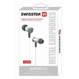 Swissten Earbuds SuperBass ys900 silver.jpg