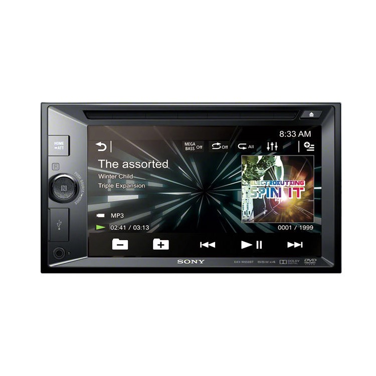 SONY Autorádio, 2DIN s DVD, dotykovým LCD, USB, BT XAVW651BT.EUR